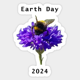 Earth Day 2024 Bumblebee Sticker